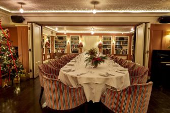 Bentleys Interiors Festive Private Dining Room Image