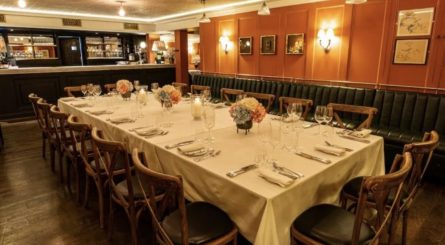 Bentleys Private Dining Room Set Table Image