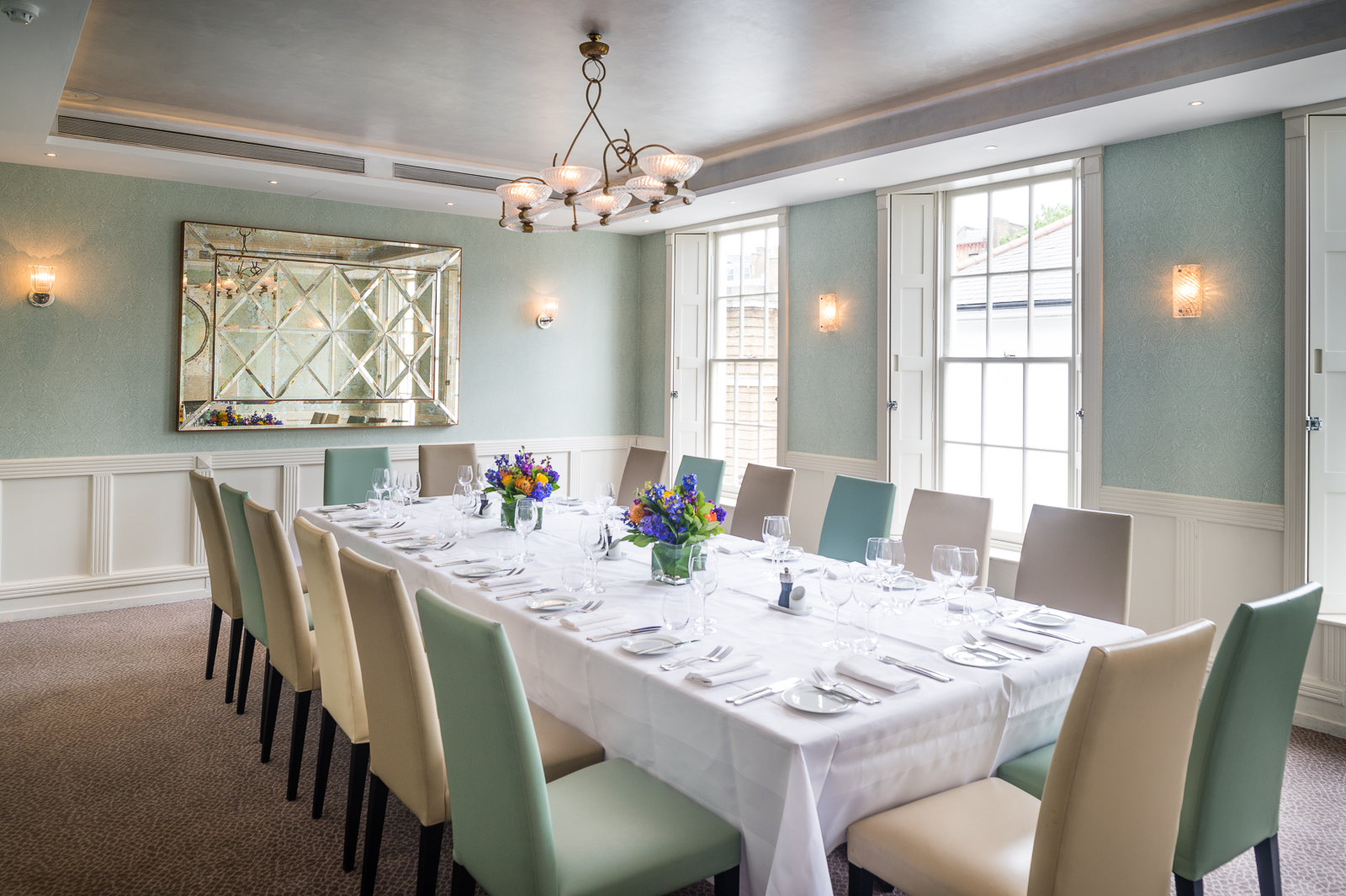 luxury private dining room