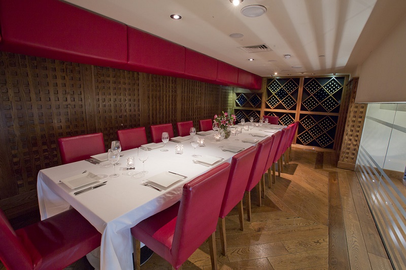 Piccolino Exchange Square   Private Dining Room Image.