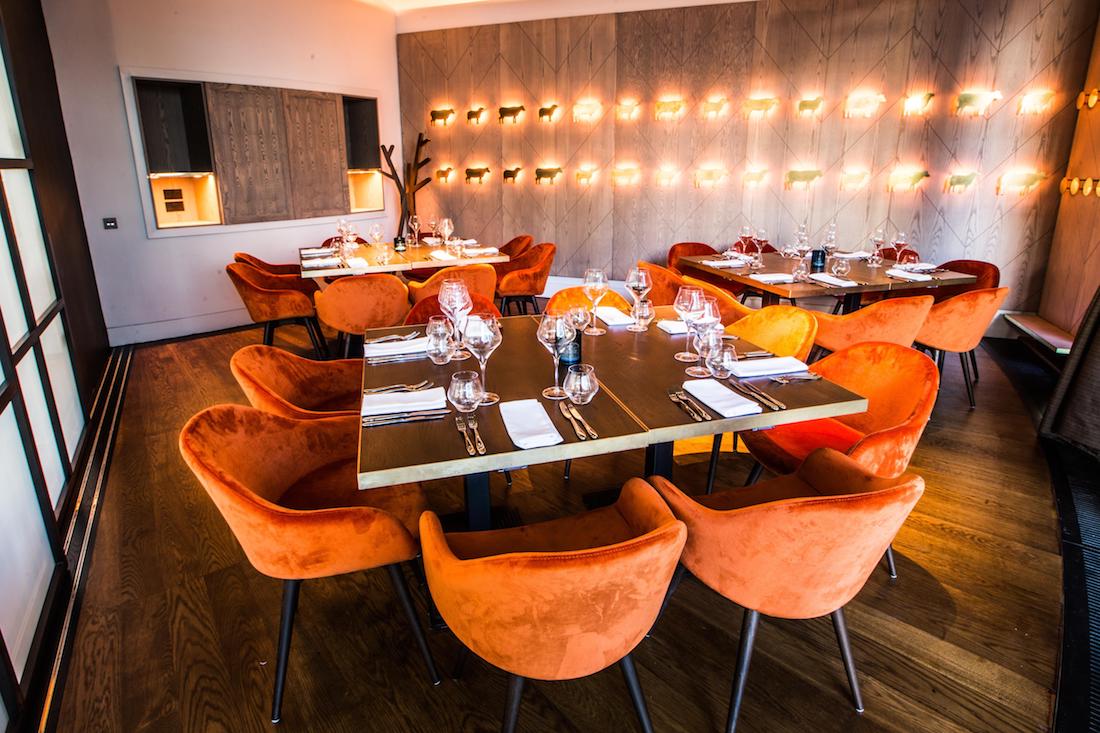 The private dining room at Rotunda Restaurant King’s Cross