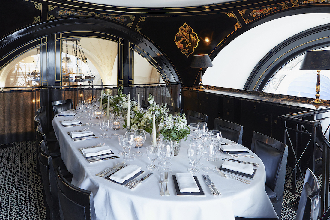Private dining room at The Wolseley Piccadilly London W1