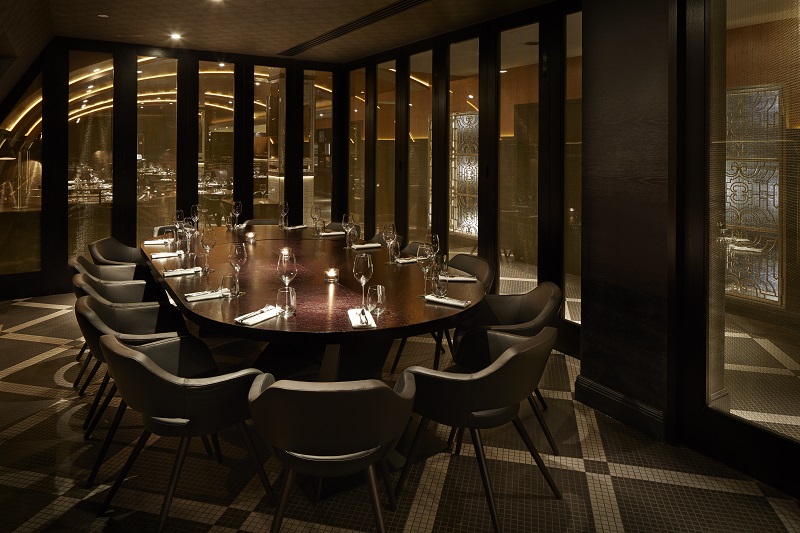 aqua private dining room