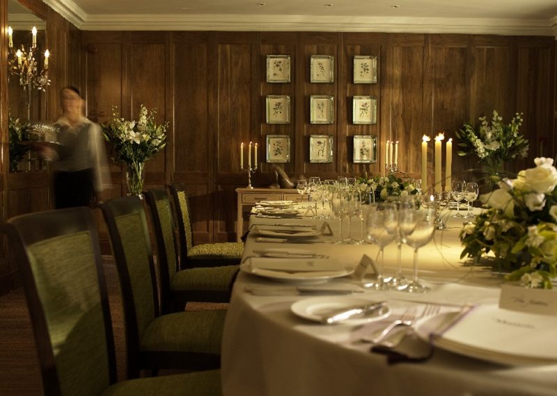 Le Manoir aux Quat’Saisons private dining room in Oxfordshire