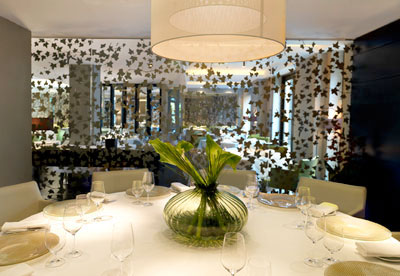 Interior of the Greenhouse restaurant, Mayfair