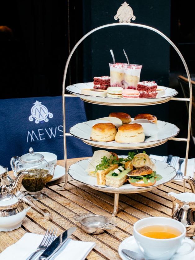 Afternoon Tea Stand at Mews of Mayfair