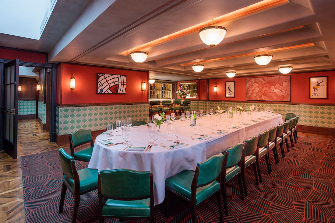 Private Dining Rooms at Smith & Wollensky London WC