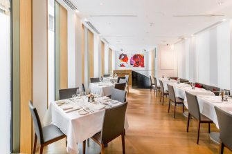 private dining room in bonhams restaurant mayfair