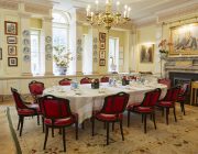 The Walbrook Club Private Dining Image Main Dining Room Small Oval Table Set For 12 Guests