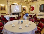 The Walbrook Club Private Dining Room Image 4 Tables With Screen