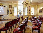 The Walbrook Club Private Dining Room Image Theatre Style With Screen