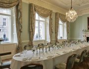 Dartmouth House Private Dining Room Image Small Drawing Room With Table Set For Lunch