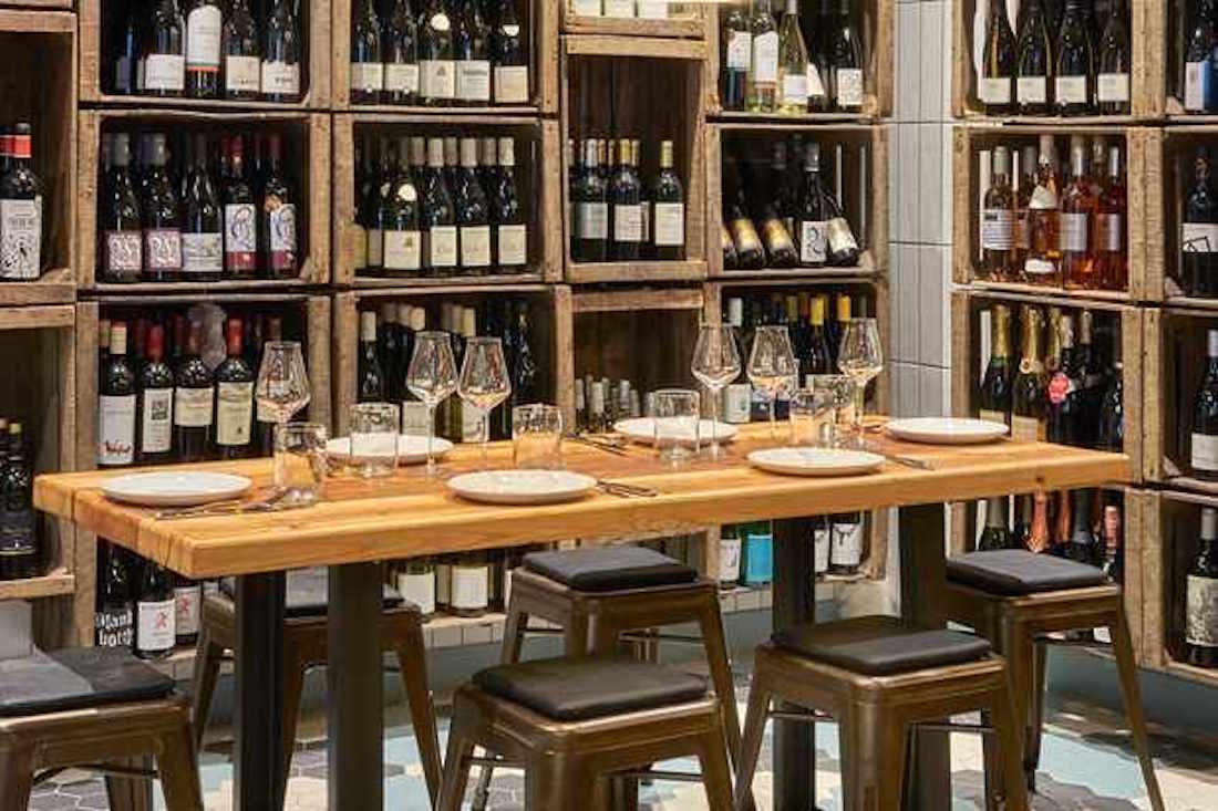 Private Dining Room at the Humble Grape, Fleet Street, City of London 