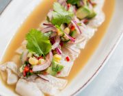 Radisson Blu Edwardian Hampshire Hotel Food Image Sea Bass Ceviche