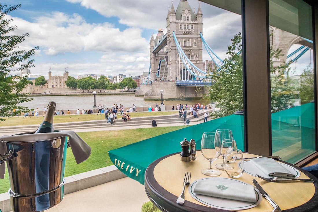 Luxury Private Dining Rooms at The Ivy Tower Bridge