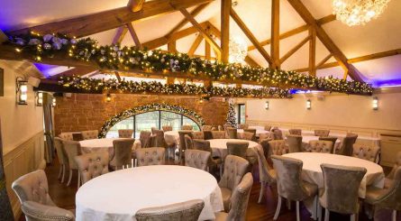 Allerton Manor Golf Club The Hay Loft Private Dining Room Image Round Tables 1