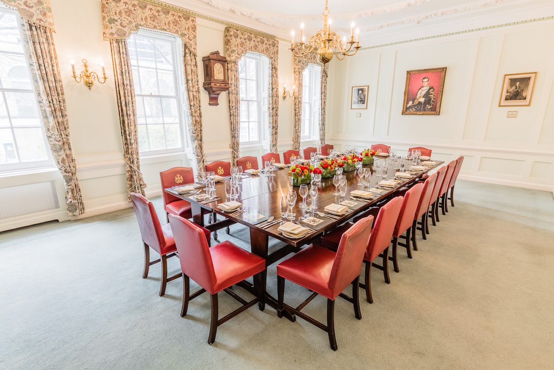 Luxury Private Dining Room At Coopers Hall 13 Devonshire Square