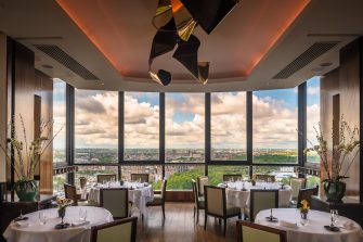 Galvin At Windows Private Dining Room Image With Daylight London Skyline