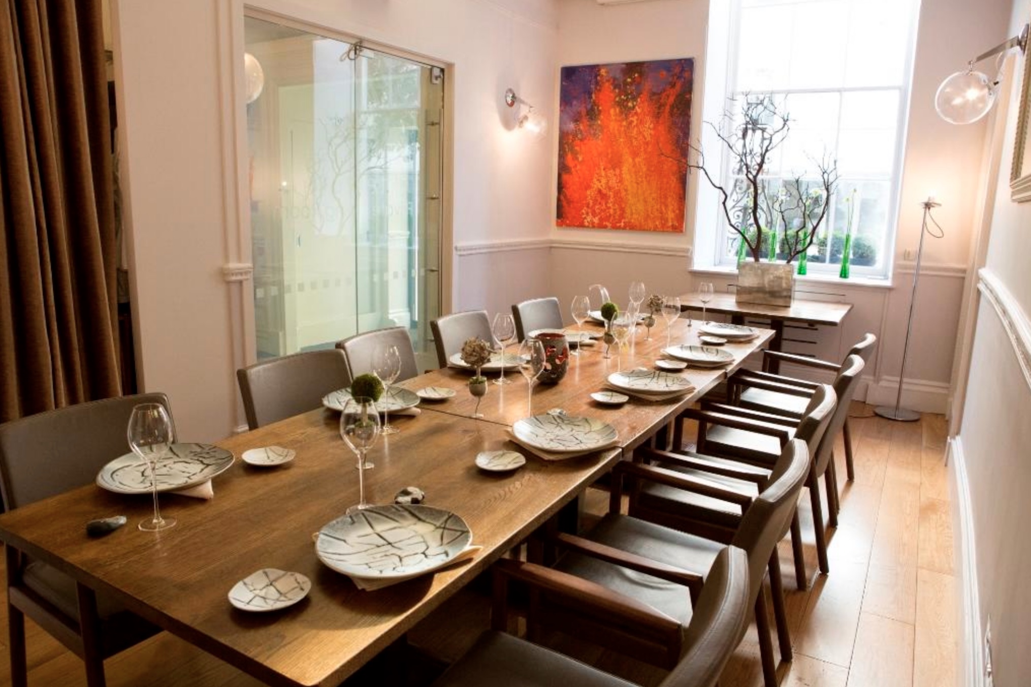 Luxury Private Dining Room At Texture 34 Portman Street