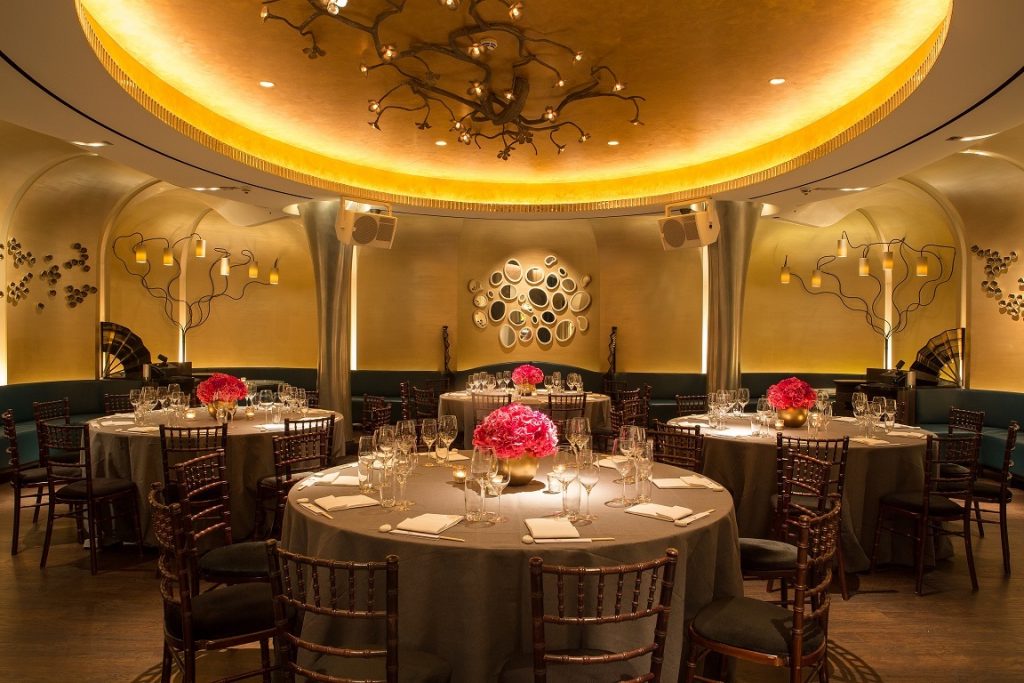 Nobu Berkeley ST Private Dining Image 6 Chair Round Tables 1