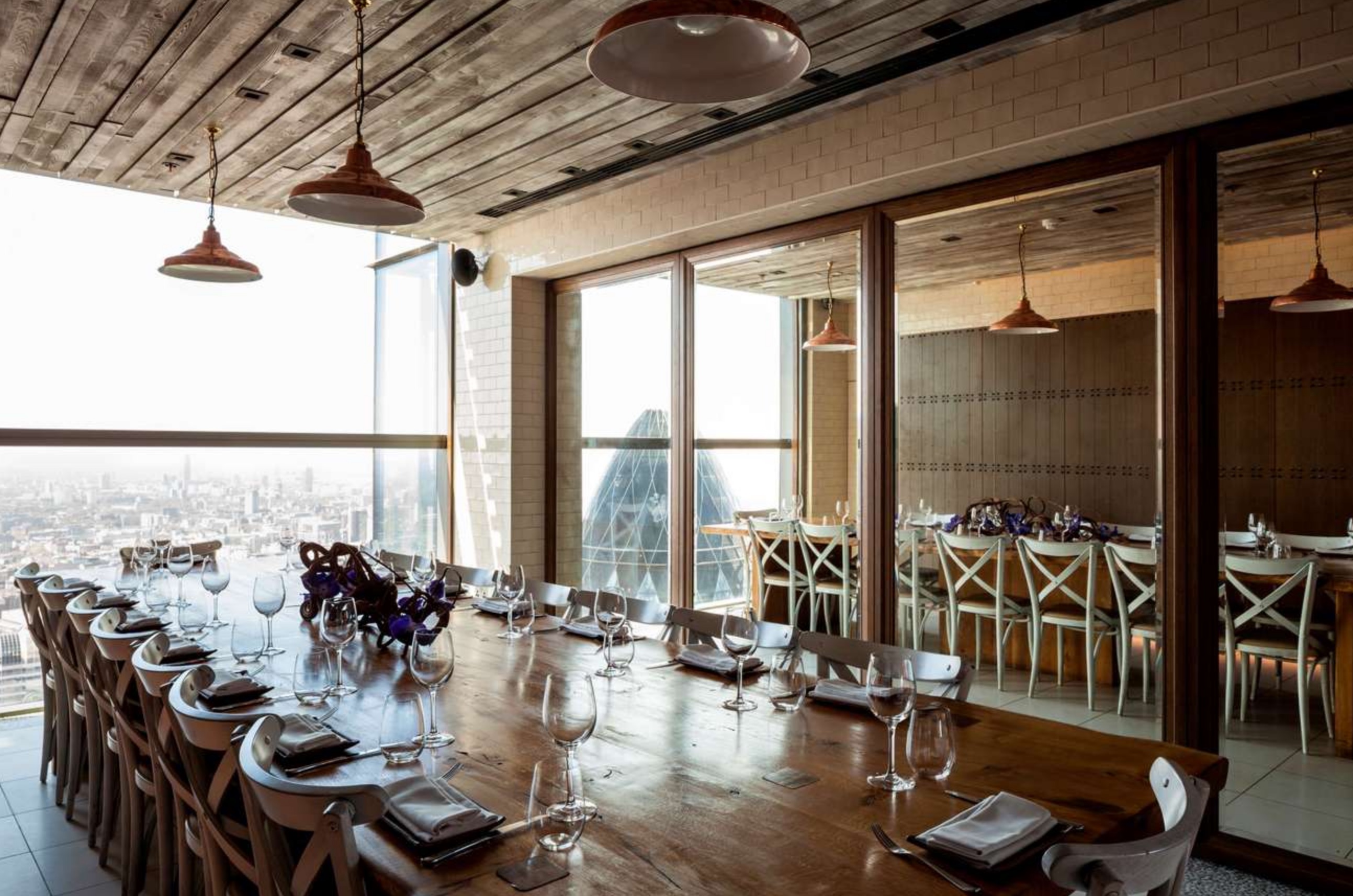 Private Dining Events At Duck Waffle City Of London EC2