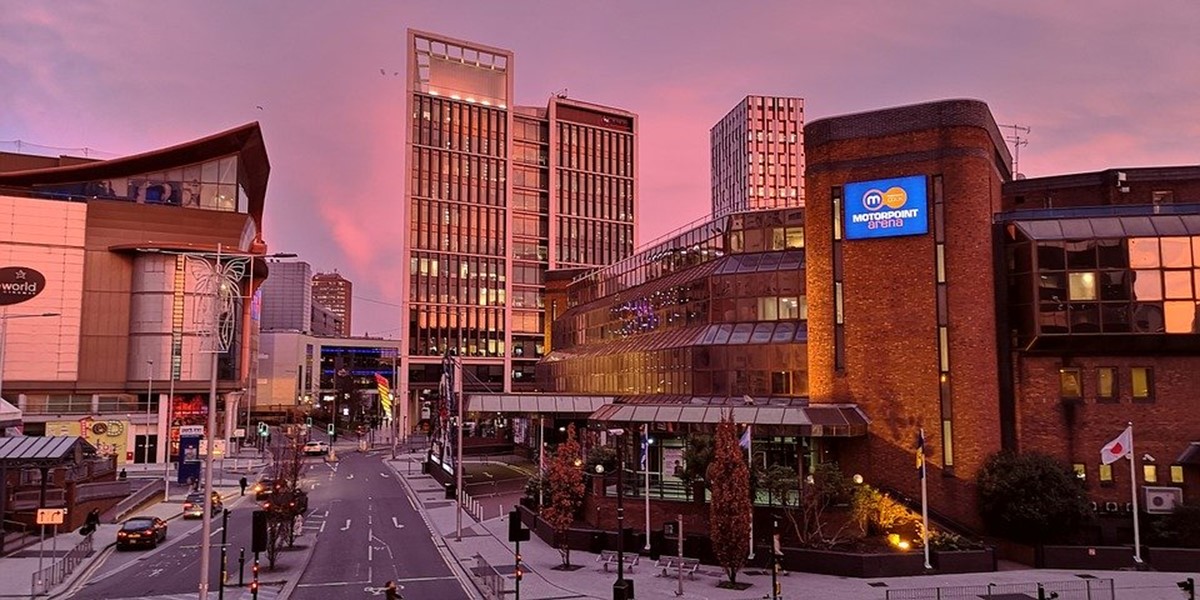 Cardiff at sunrise