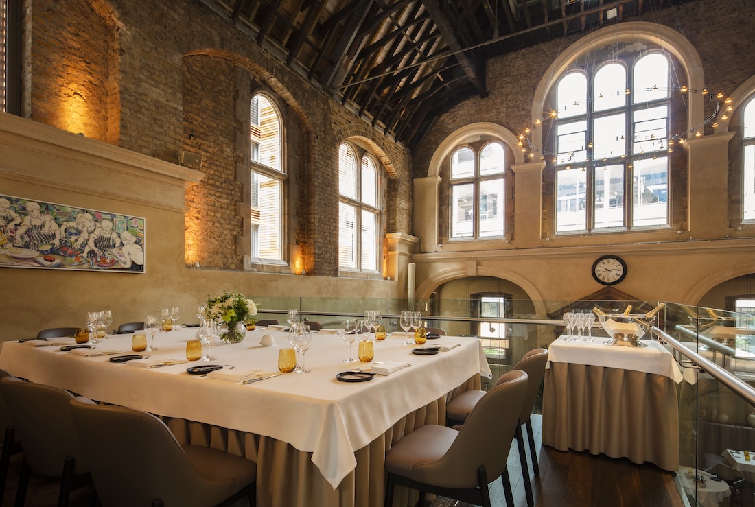 Private dining at Galvin La Chapelle - Spitalfields London