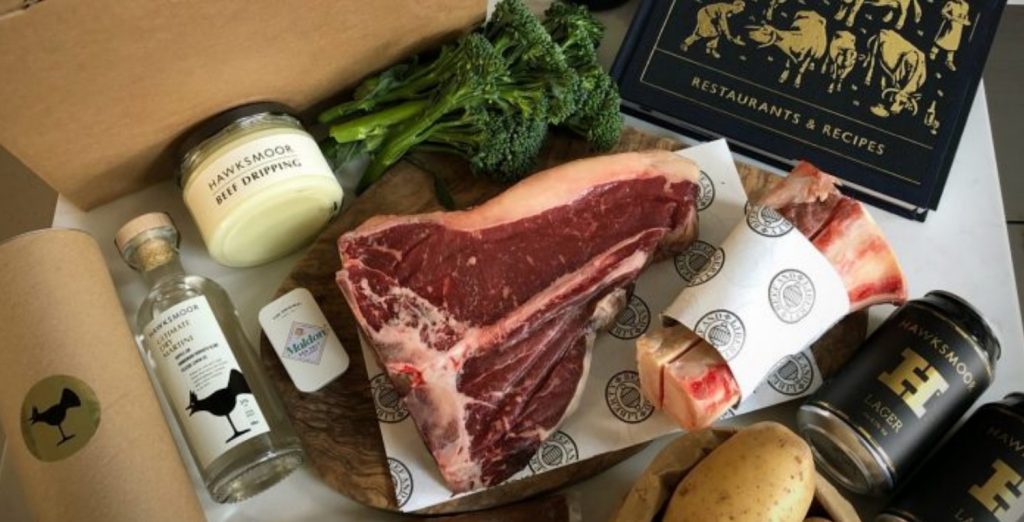 Hawksmoor At Home Home Assembly Food Delivery Kit Including Dry Aged Steak