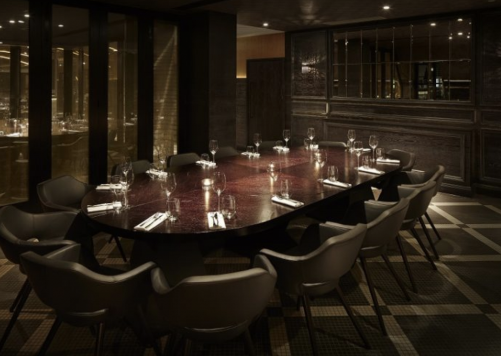 Private Dining Room At Aqua London Regent Street 1 1024x729