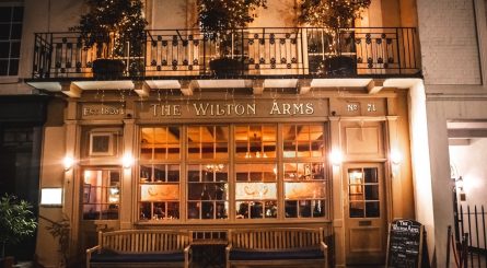 The Wilton Arms Evening Exterior Image 445x245