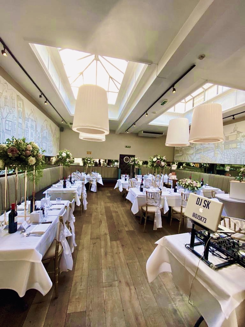 Private dining events at Lobster & Grill Sutton Surrey