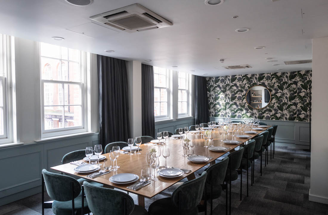 Private dining rooms at Brigade Bar & Kitchen SE1