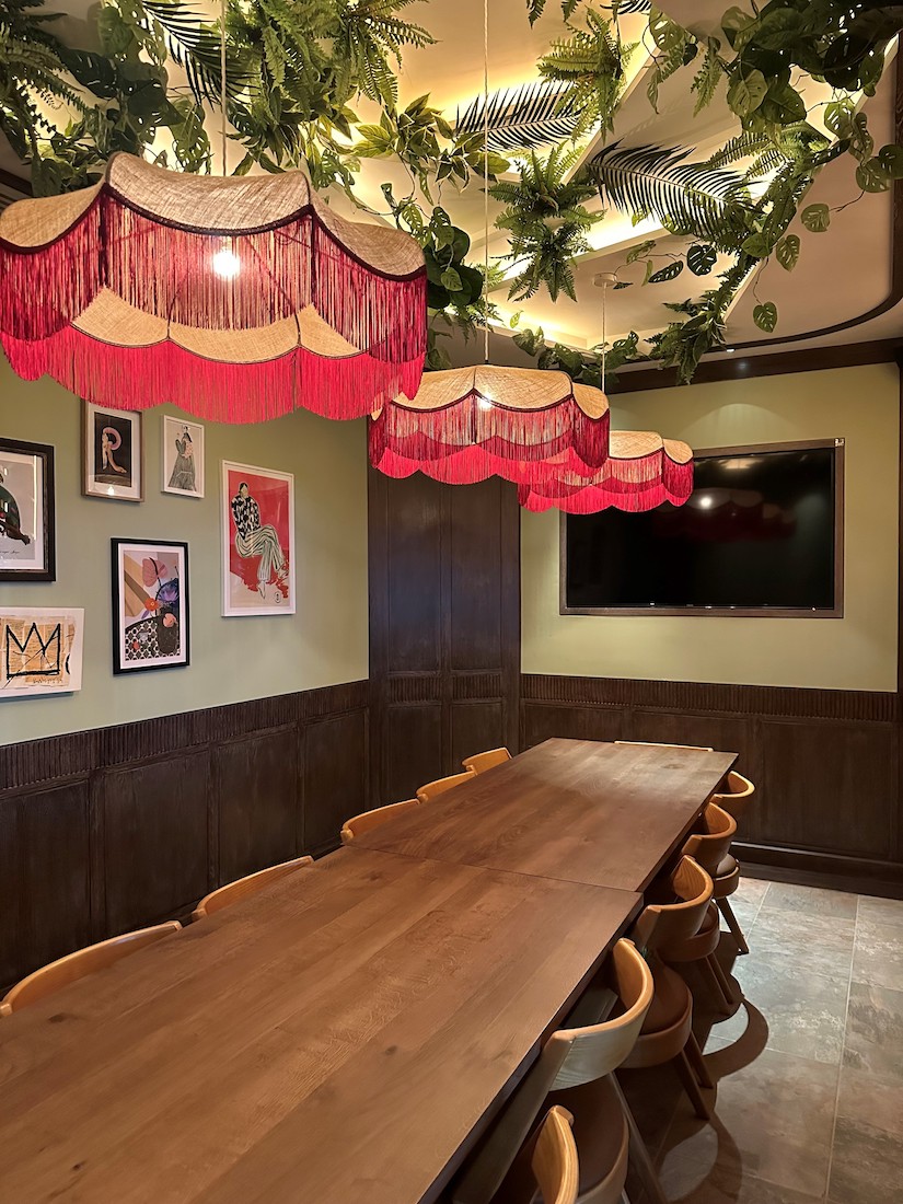 Private dining at The Palm House Victoria London SW1