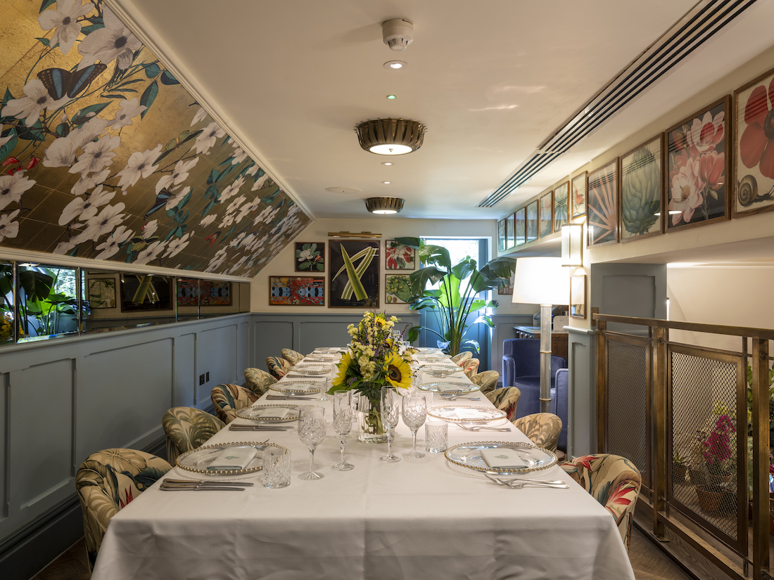 Private dining room at The Ivy Cobham Brasserie Surrey