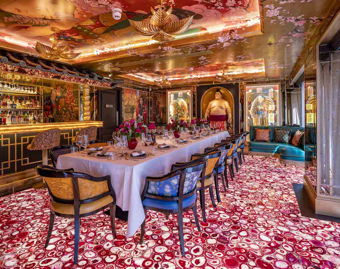 Private dining room at The Ivy Castle View Guildford GU1