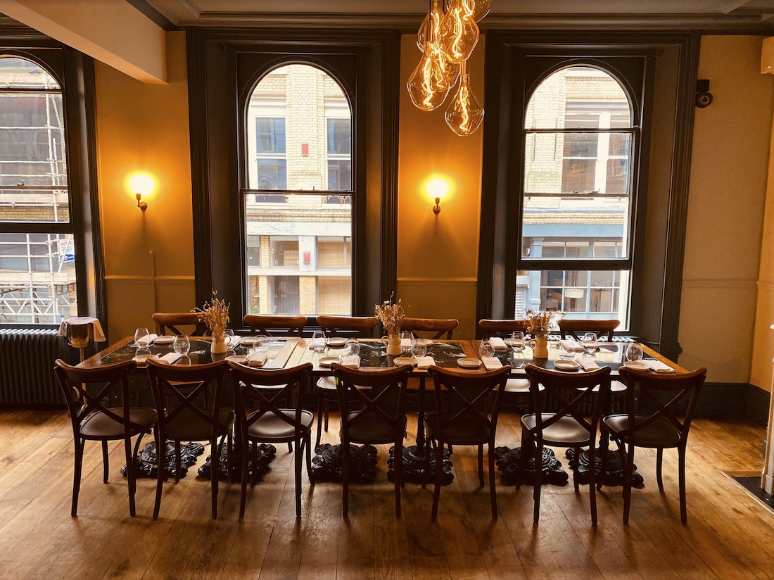Private dining events at Princess of Shoreditch London EC2