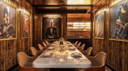Duck Waffle Edinburgh Private Dining Room Image The Nest 445x245