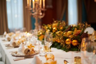 The Rubens Christmas Table Set Up