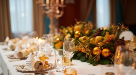 The Rubens Christmas Table Set Up