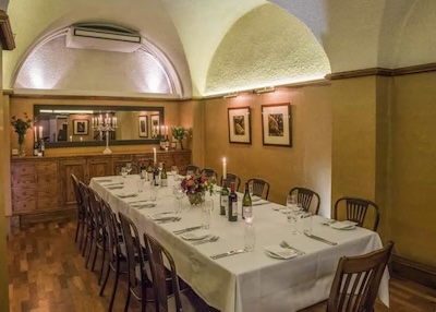 Private dining rooms at Davy's & El Vino venues in London