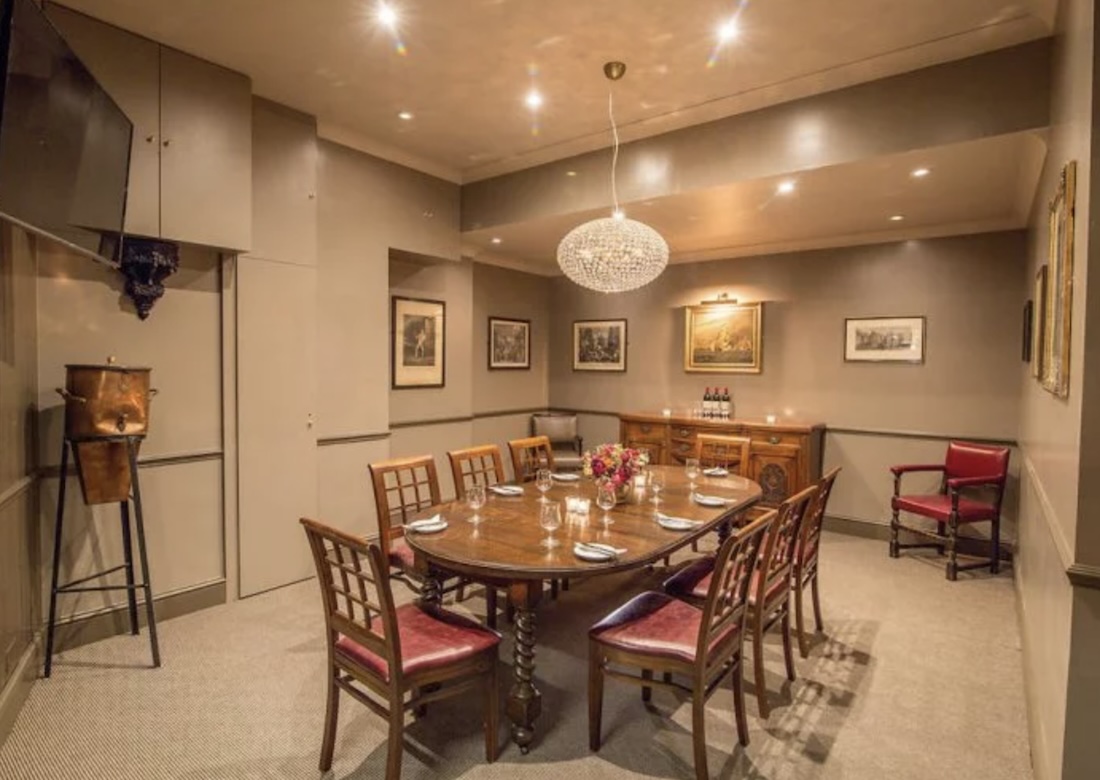 Private Dining Room At El Vino Blackfriars