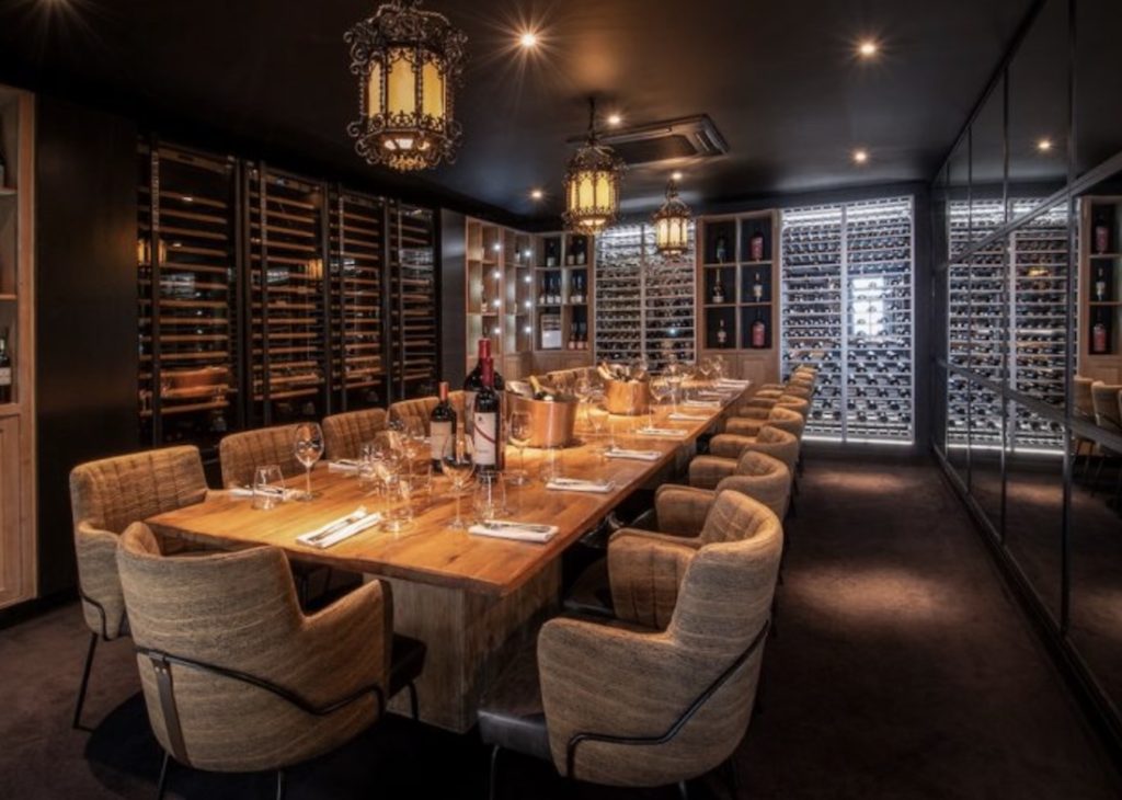 The Wine Room At Gaucho Piccadilly