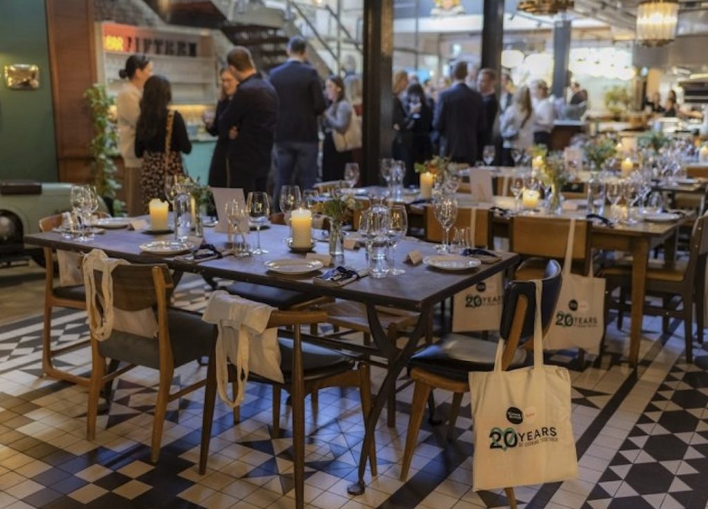 Pre Dinner Drinks Reception At Jamie Oliver HQ London