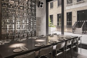 Noisy Oyster Private Dining Room Image2 Black White