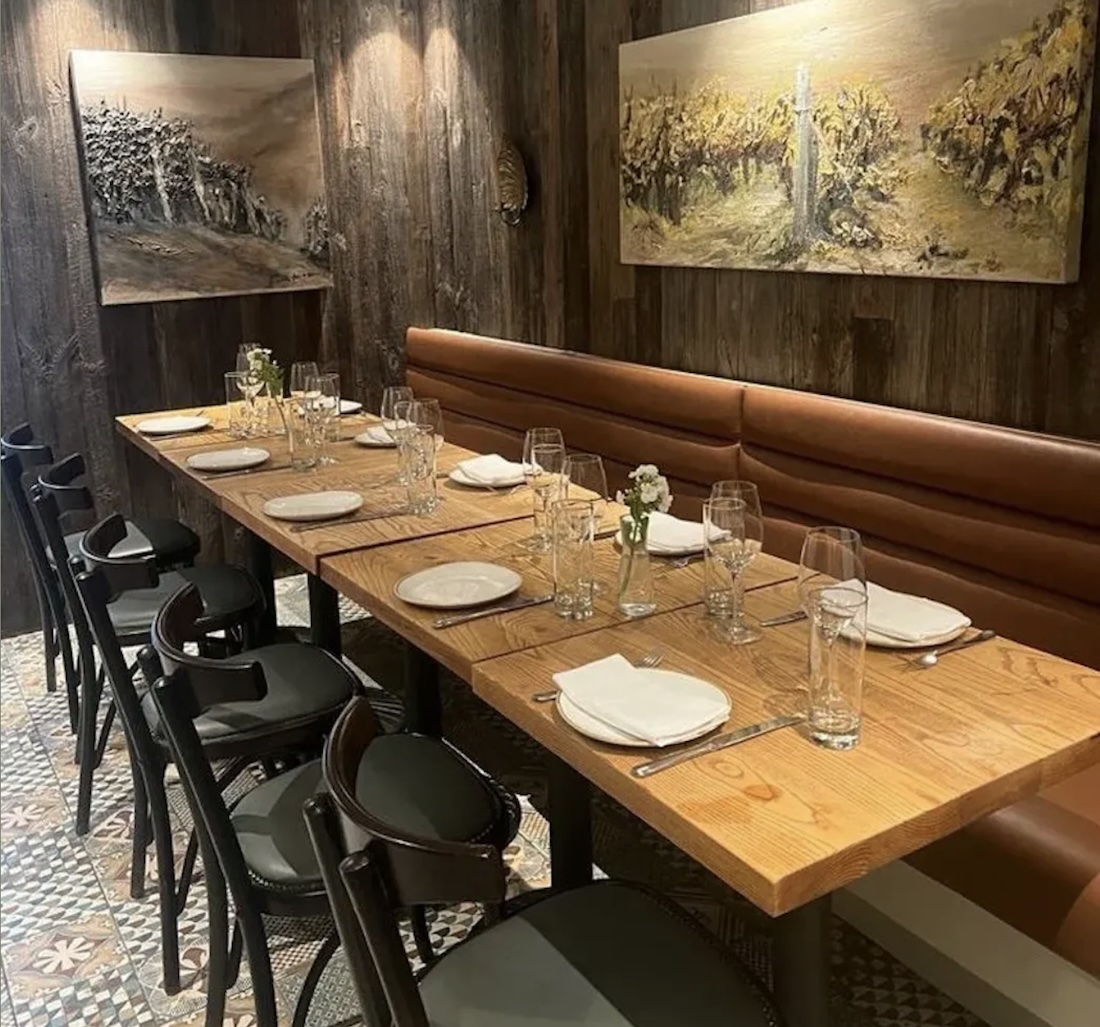 Private dining rooms at Volta do Mar restaurant Private dining rooms at Volta do Mar restaurant